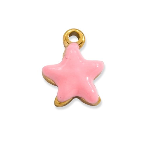 Pink Star Charm