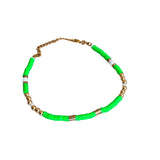 Neyon Green Anklet
