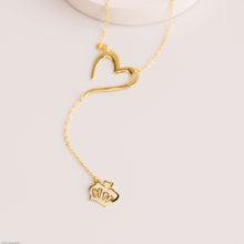 Load image into Gallery viewer, The Heart-Crown Necklace
