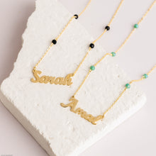 Load image into Gallery viewer, Name Necklace with beads
