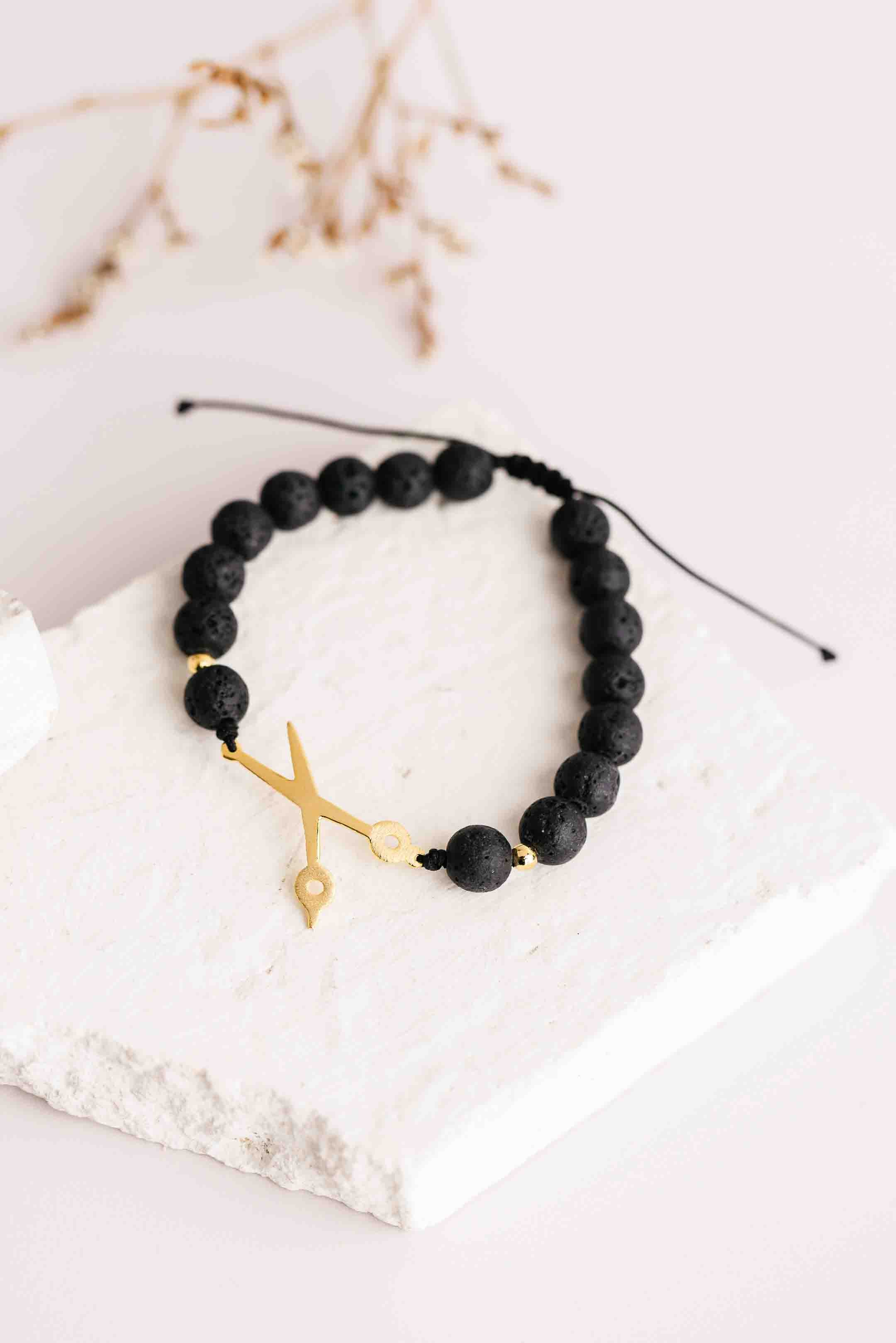 Beaded Scissors Bracelet