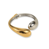 Gold Silver Knot Bangle