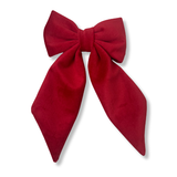 Red Velvet Hair Bow