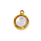 White Stone Charm