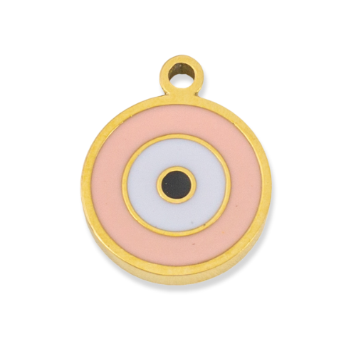 Pink Eye Charm
