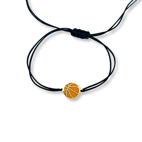 Basketball Enamel Bracelet