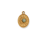 Green Oval Charm