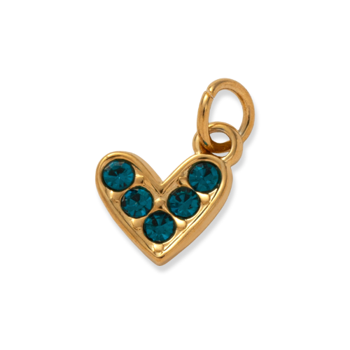 Blue Heart Charm