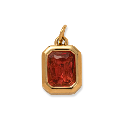 Red Stone Charm
