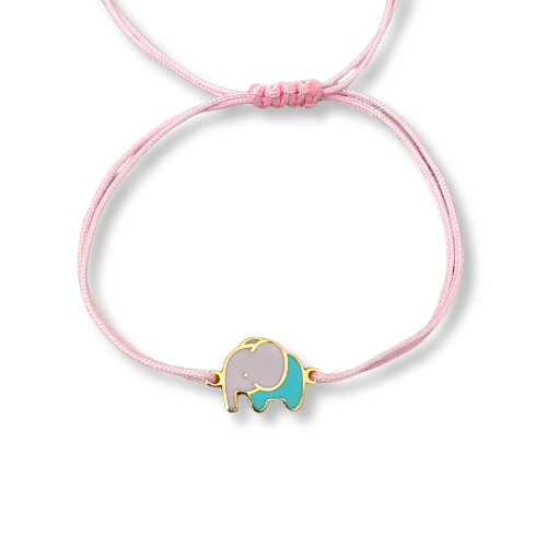 Elephant Enamel Bracelet