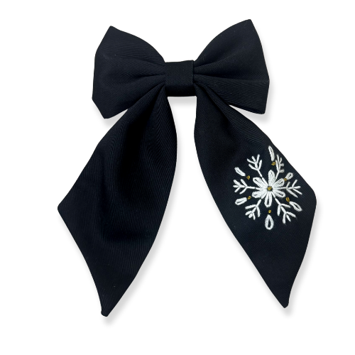 Snowflake Hair Bow