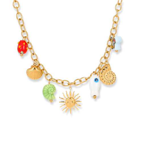 Colorful Charms Necklace