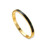 Black Enamel Bangle