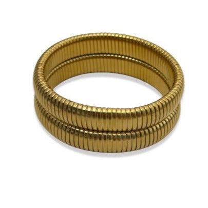 Mezza Bangle Mesh Double Bangle – Trendella Accessories