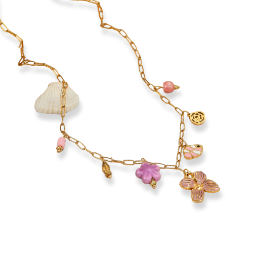 Floral Charms Necklace