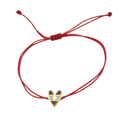 Lebanese Heart Flag