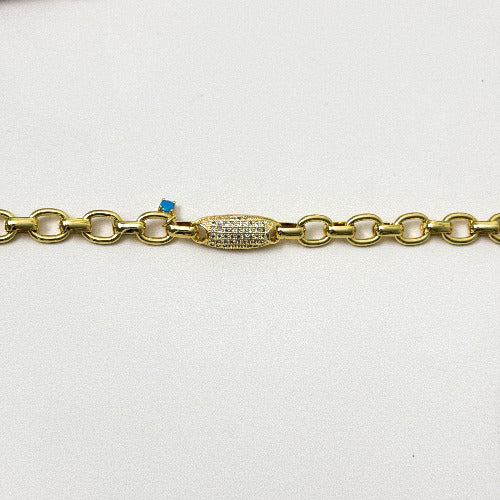 Blue Stone Bracelet