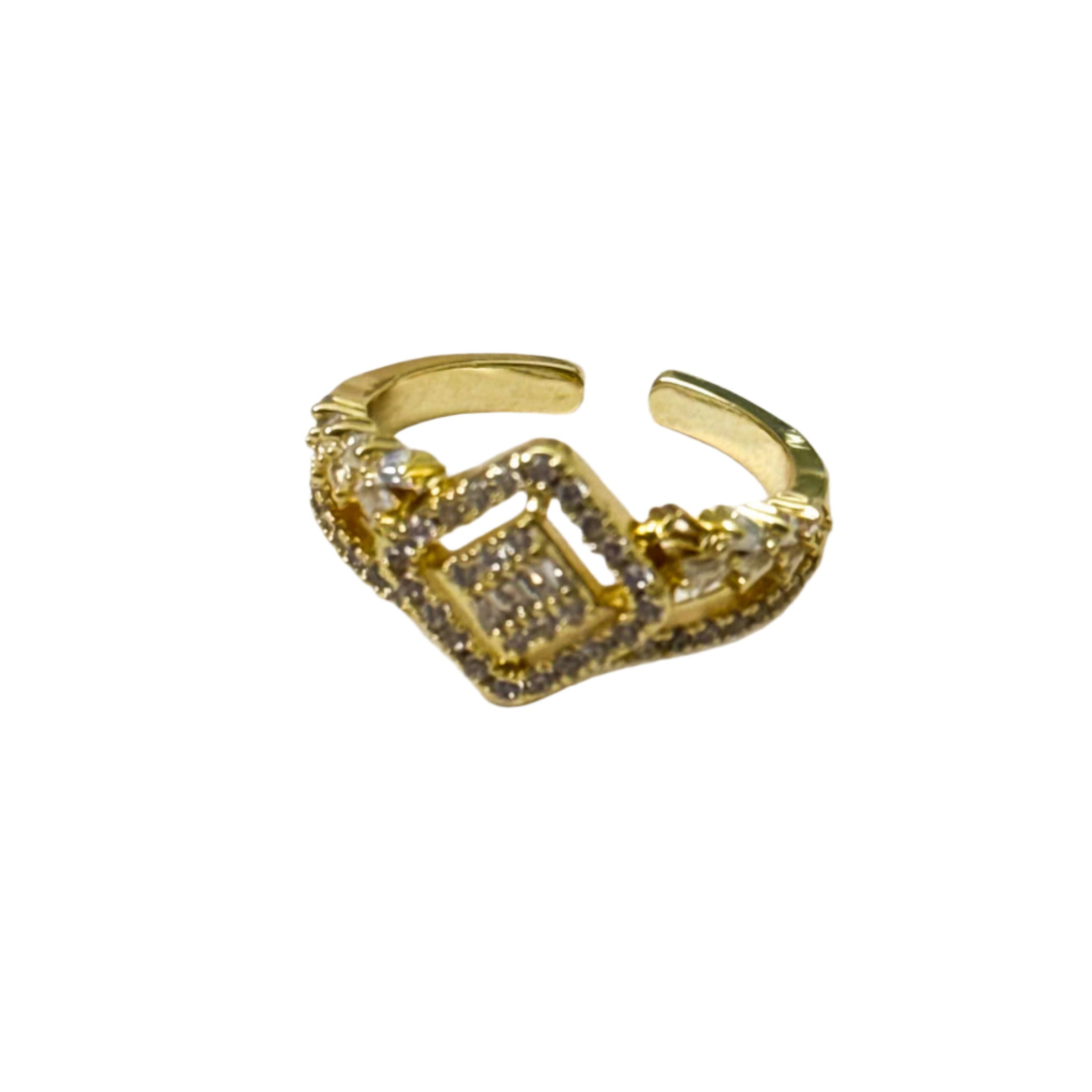 Square Stones Ring
