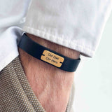 My Hero Leather Bracelet