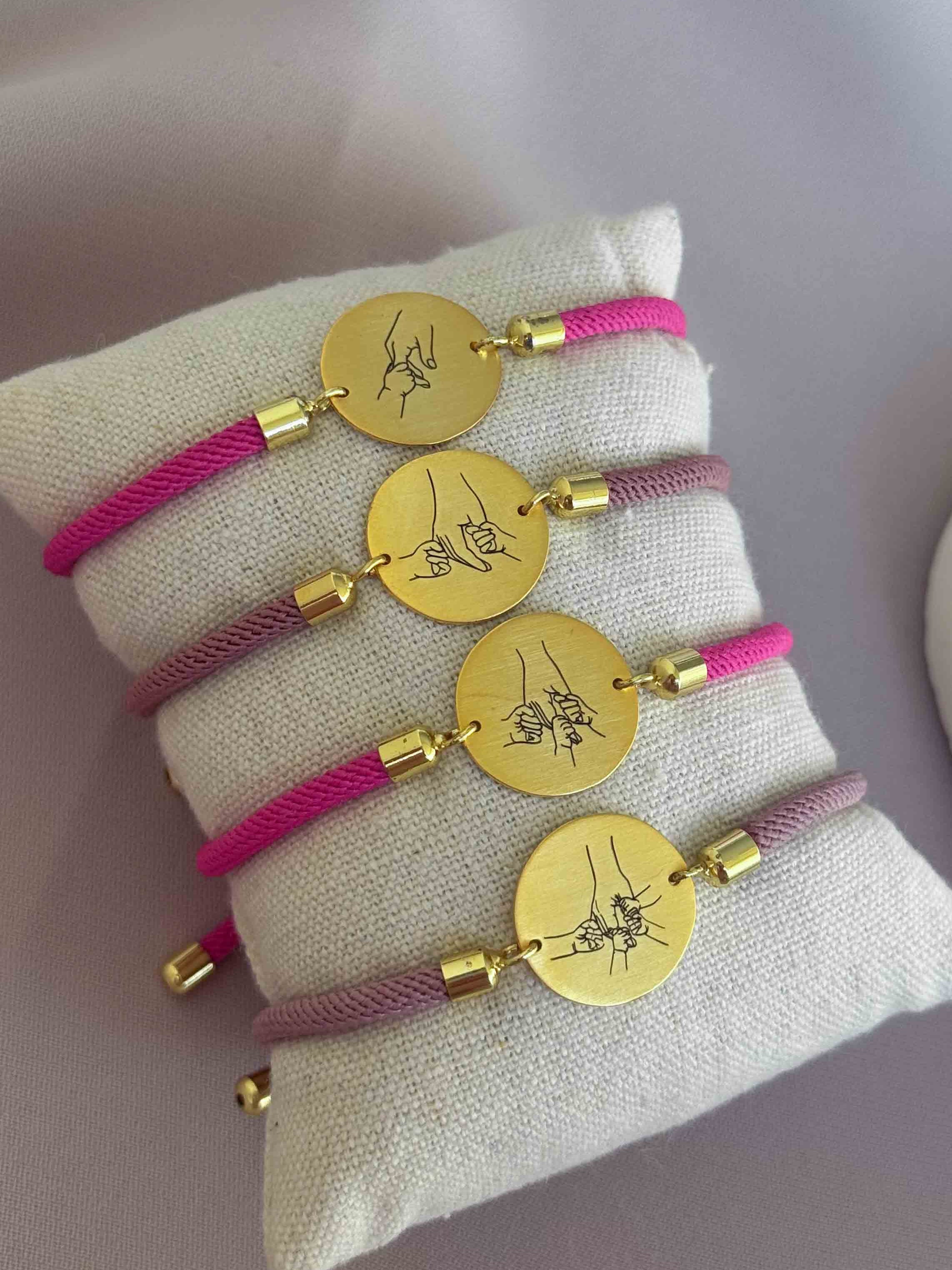 Holding Fingers Bracelet