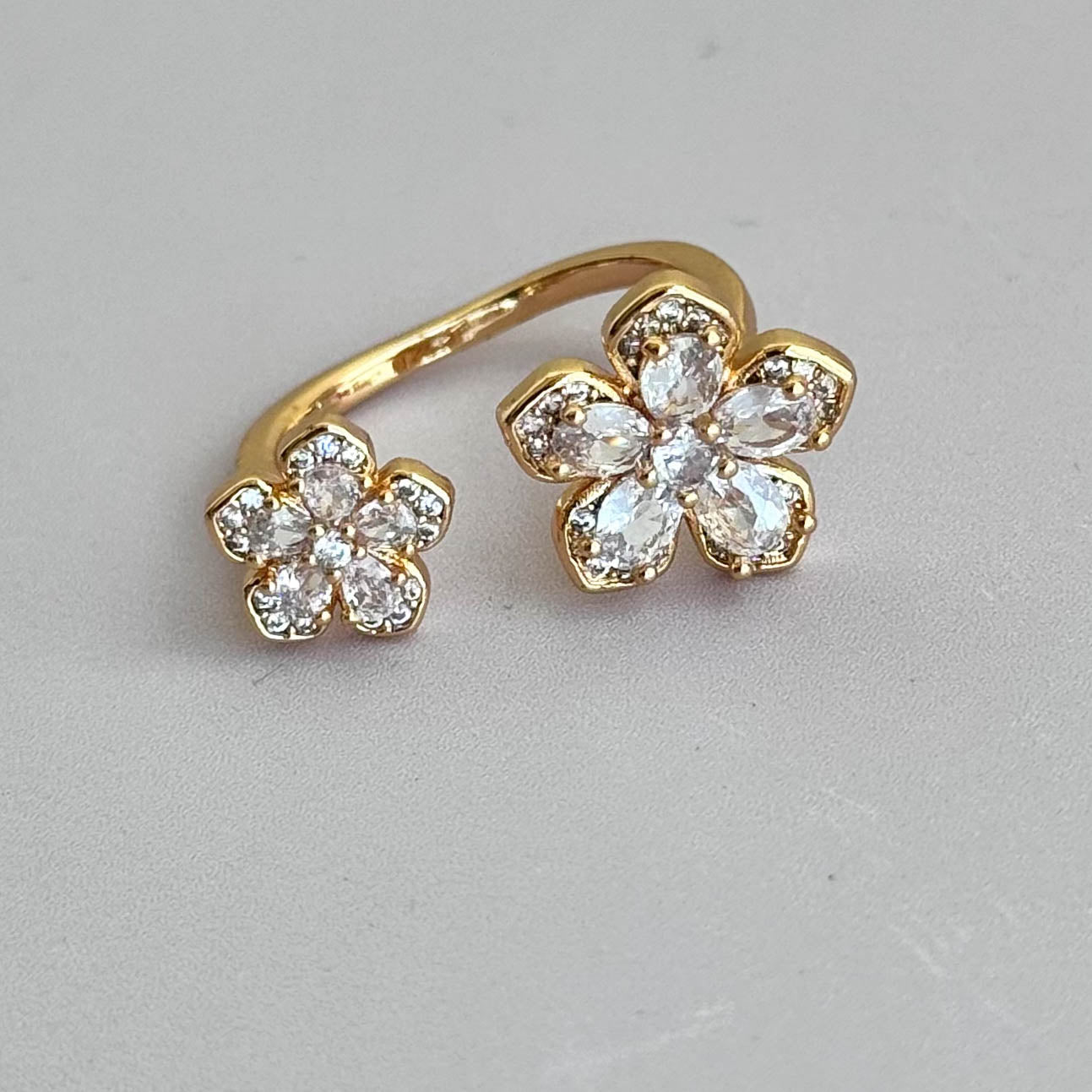 Double Flower Ring