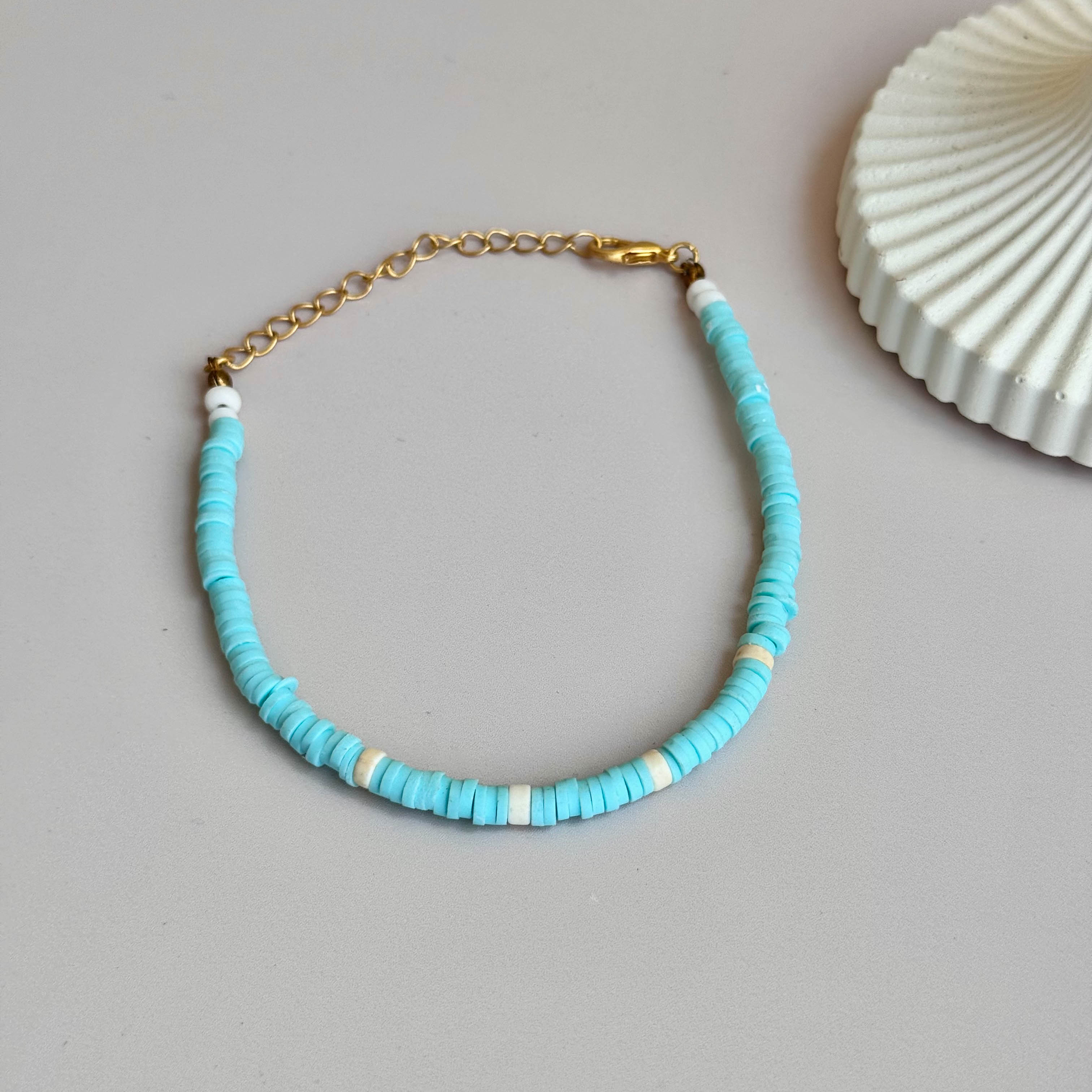 Light Blue Anklet