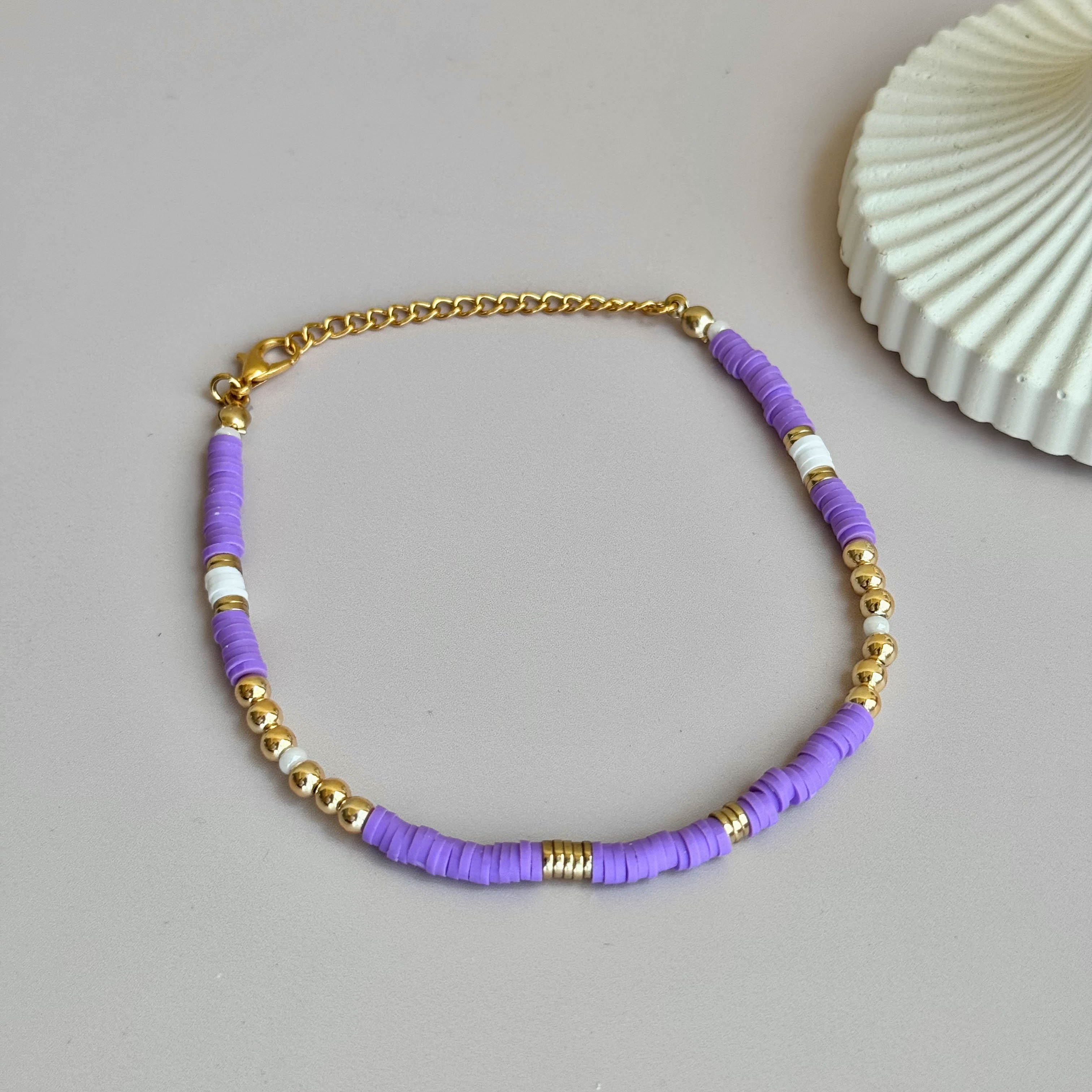 Purple Anklet