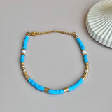 Light Blue Anklet