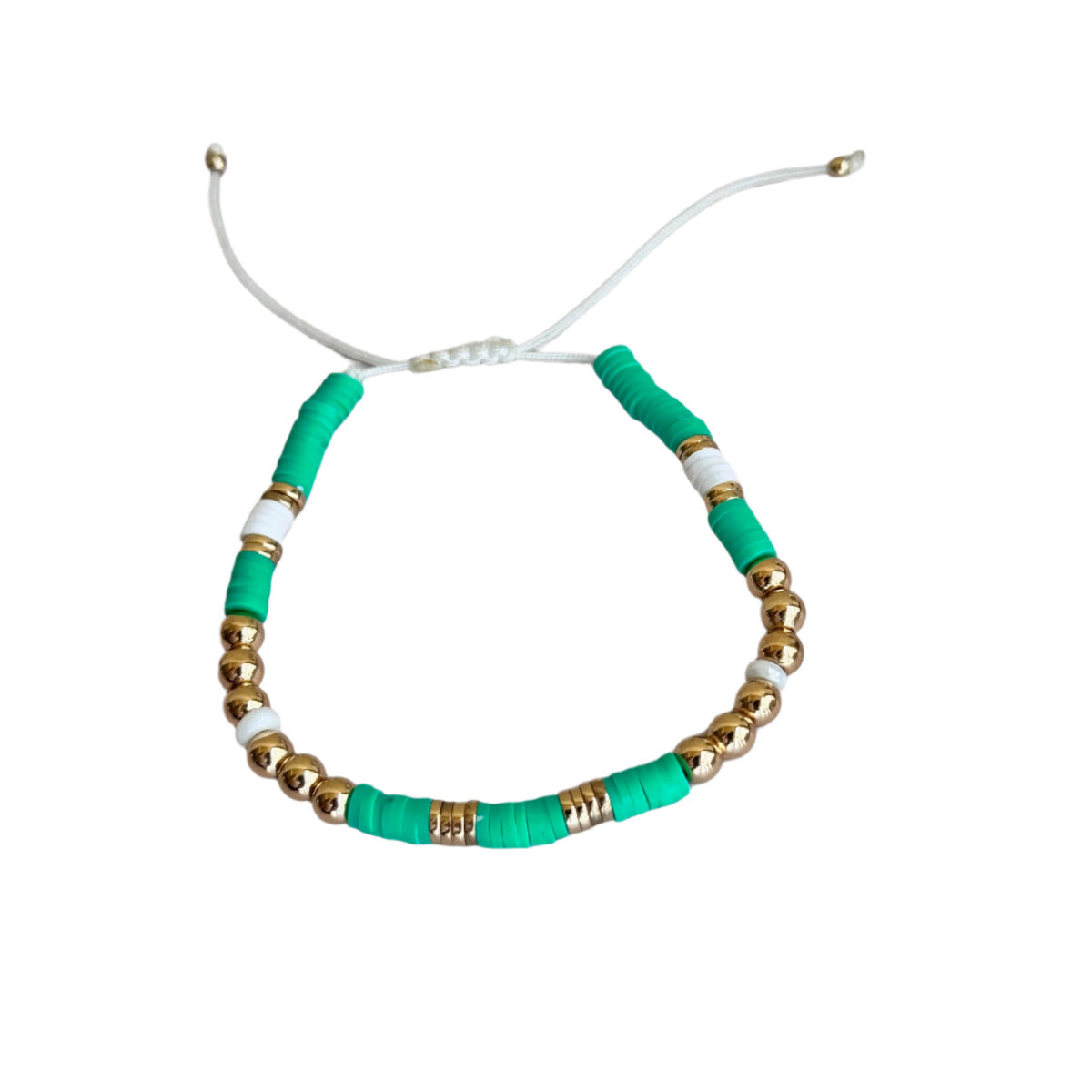 Green Beads Bracelet
