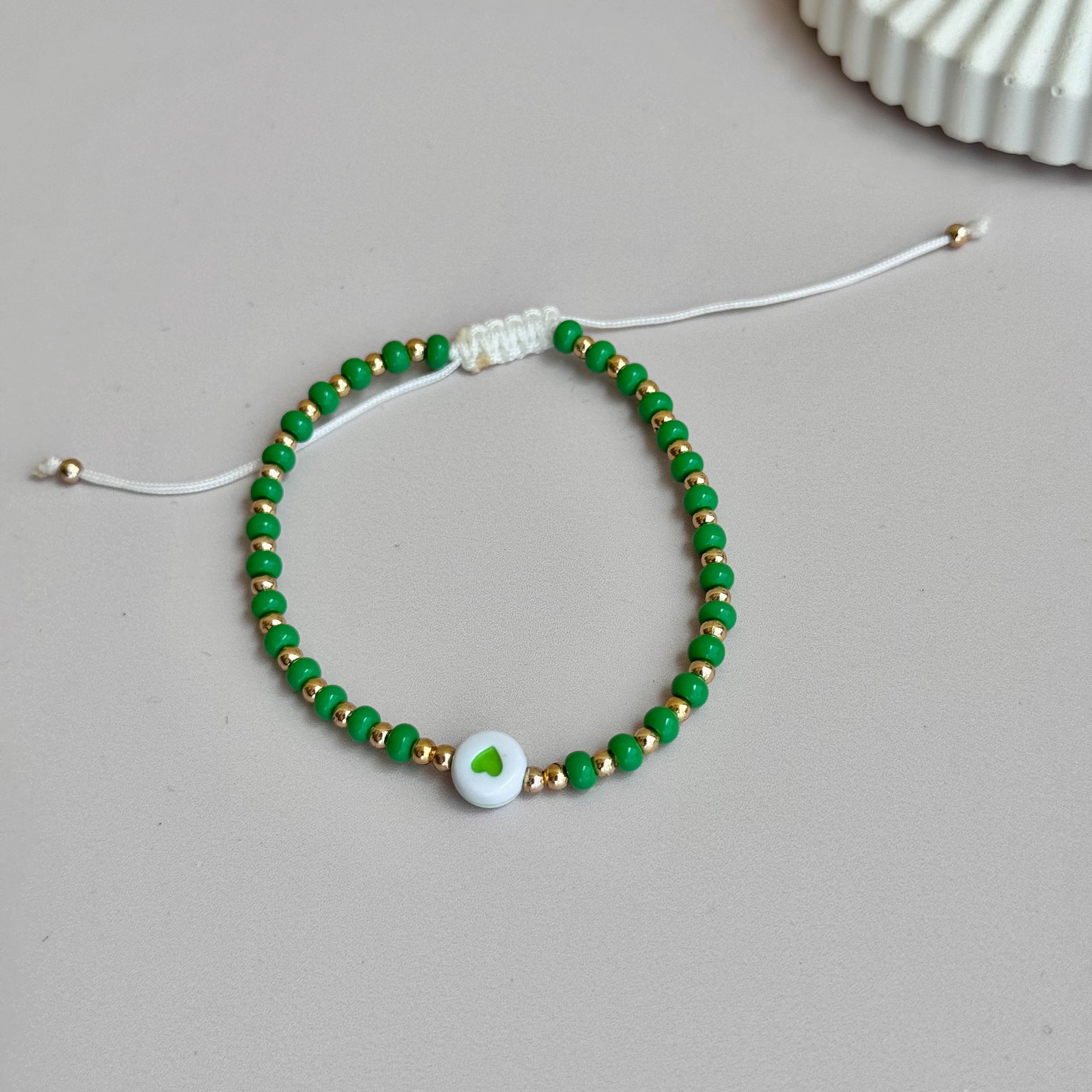 Green Heart Bracelet