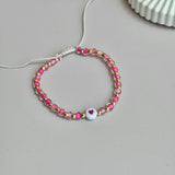 Pink Heart Bracelet