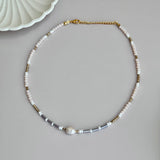 White Pearl Chocker