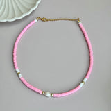 Pink Pearl Chocker