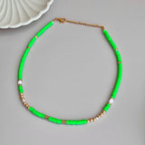 Neyon Green Chocker