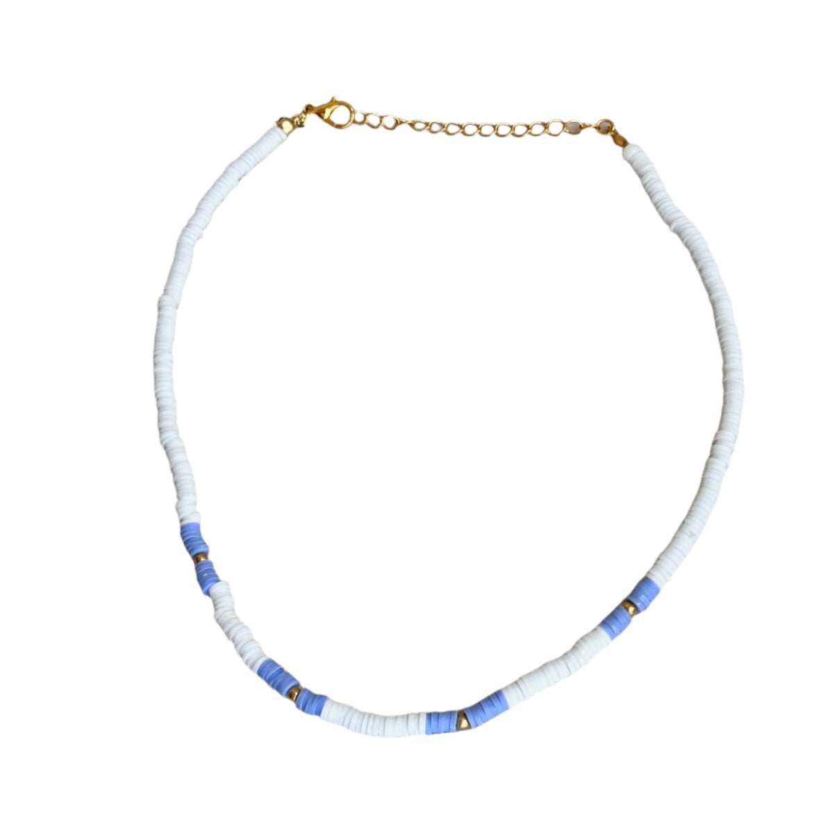 White & Purple Surfer Choker