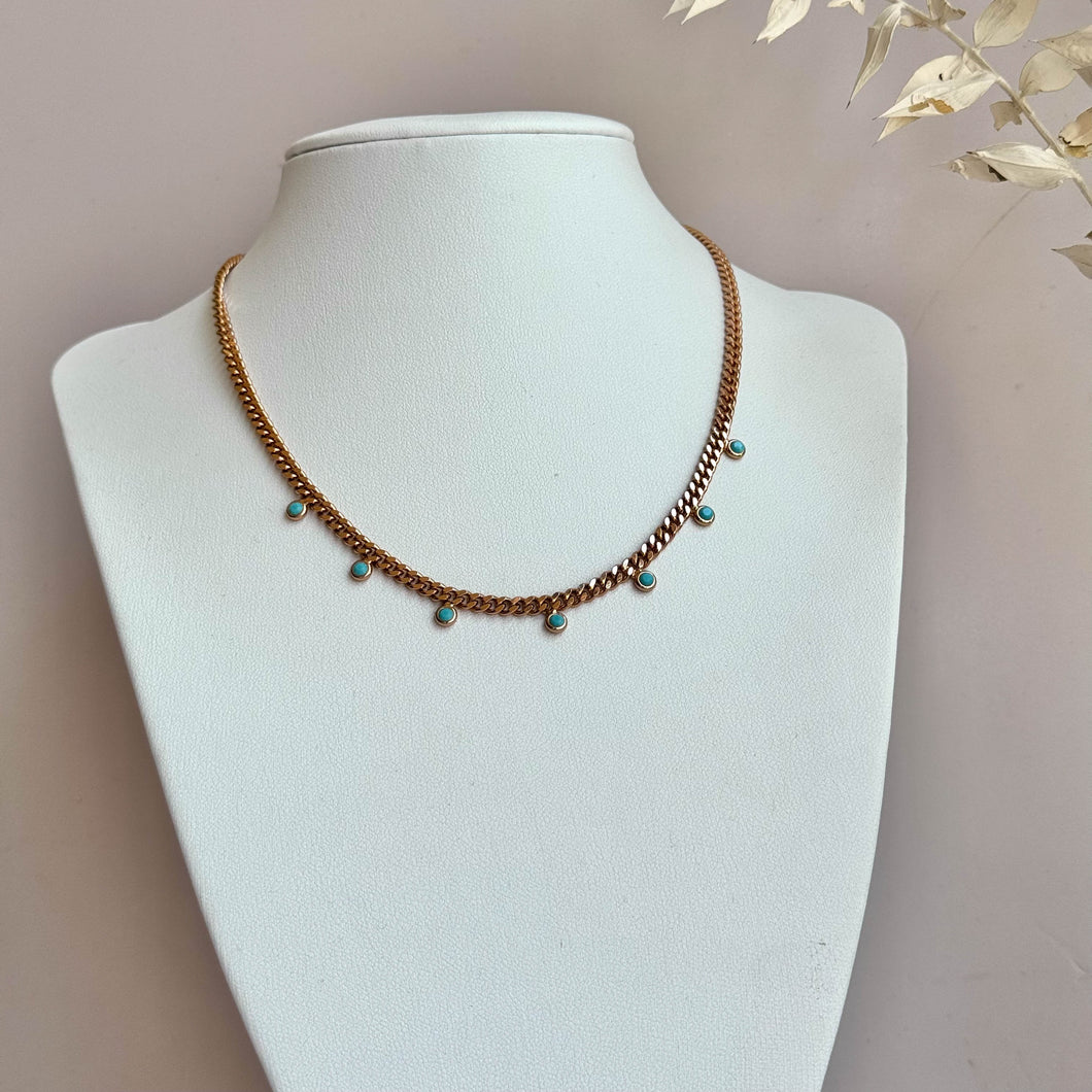 Blue Stones Chocker