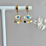 Blue Eye Earrings