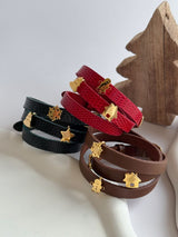Christmas Charms Strap Bracelet