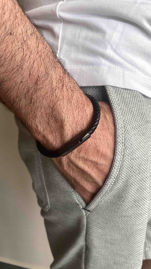 Braided Leather Bracelet