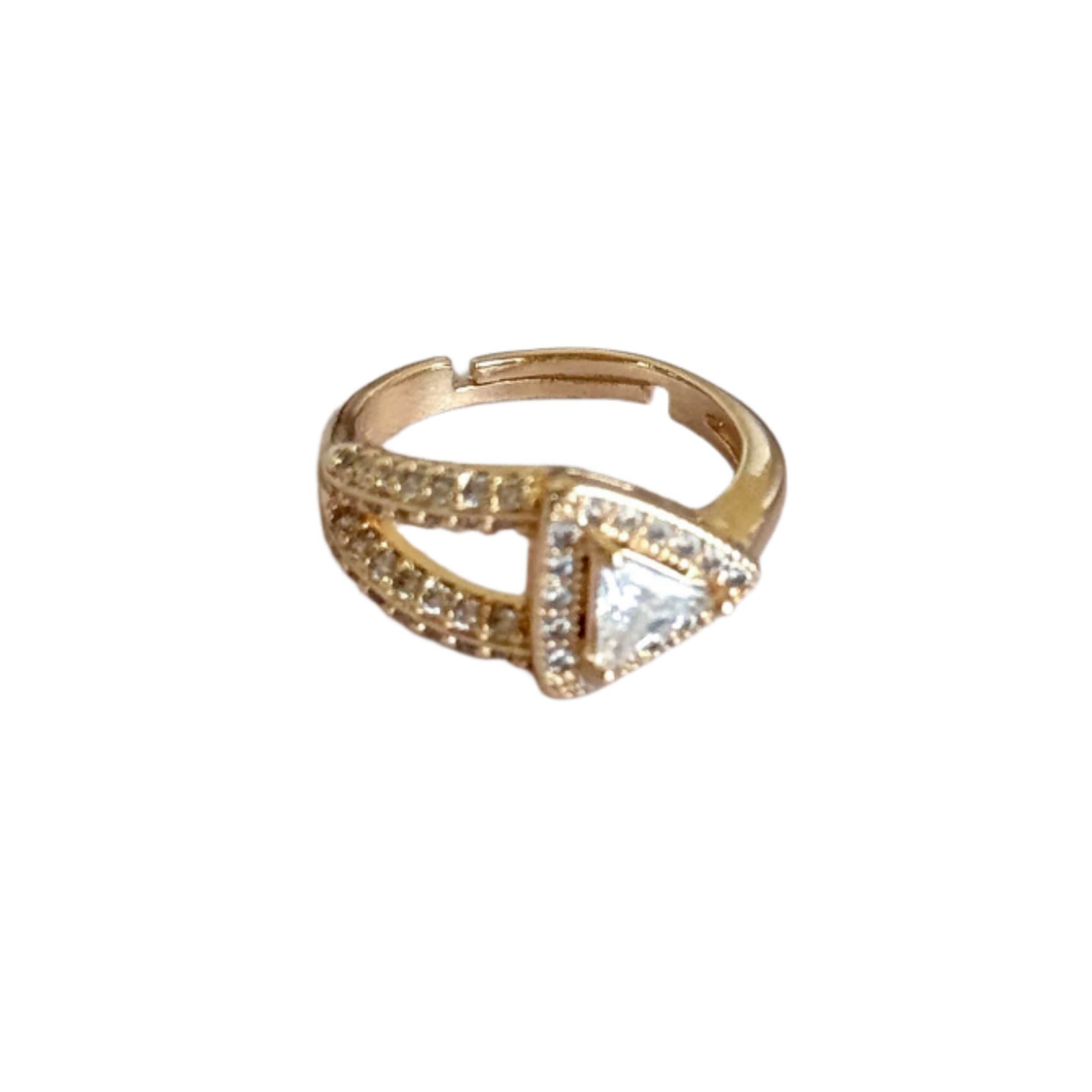 Triangle Stone Ring