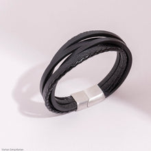 Load image into Gallery viewer, Layered Leather Bracelet
