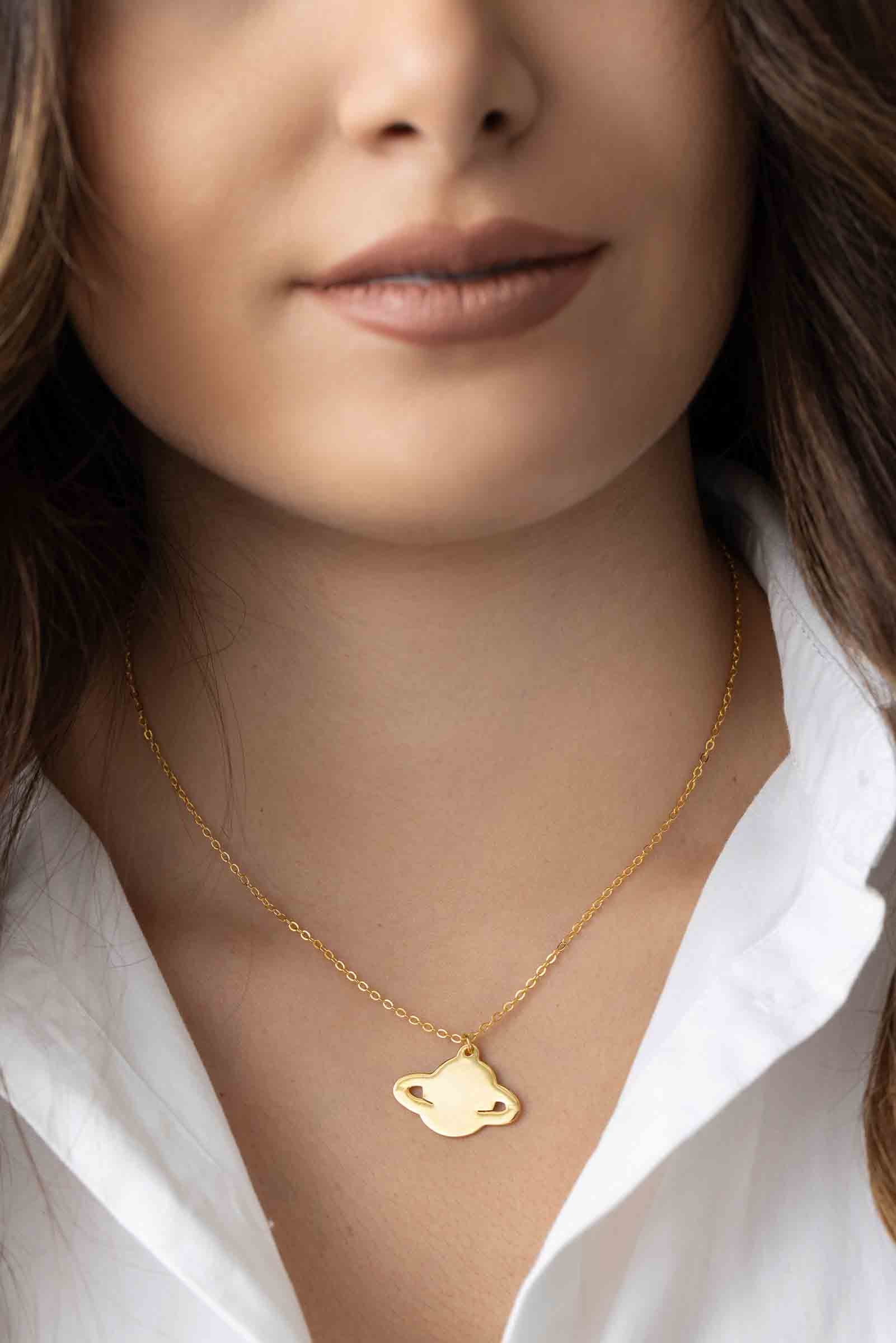 Space Planet Necklace