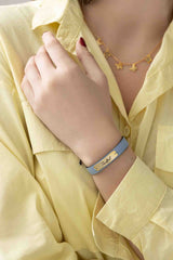 Thankful Leather Bracelet