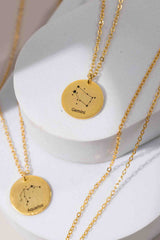 Horoscope Engraving Necklace