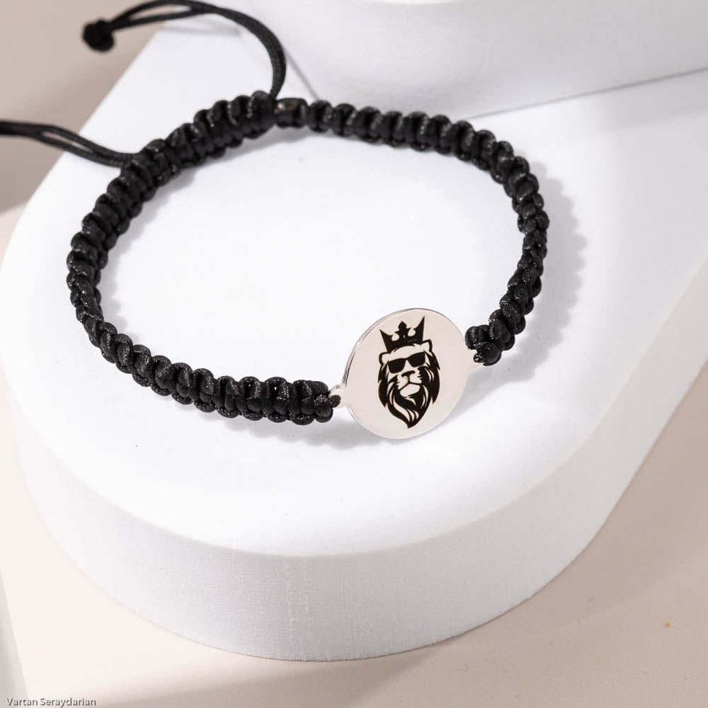 Lion Engraving Bracelet