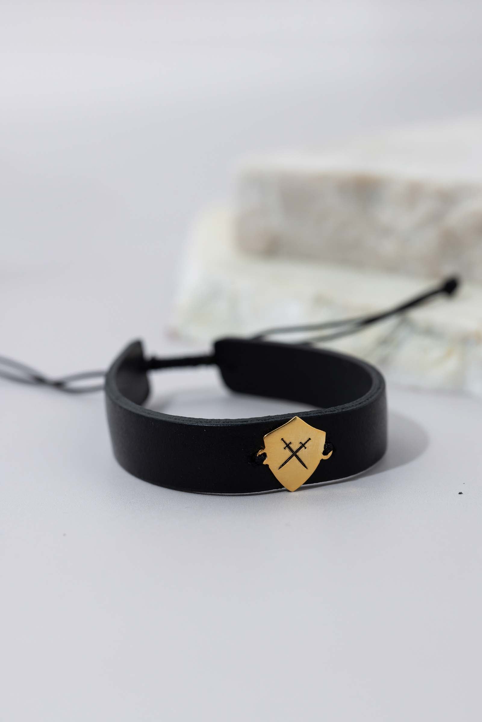 Swords Leather Bracelet