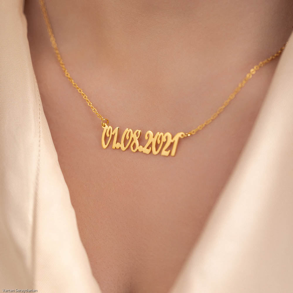 Customized Date Necklace