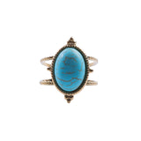 Boho Big Stone Ring