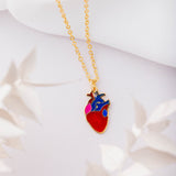 Enamel Heart necklace