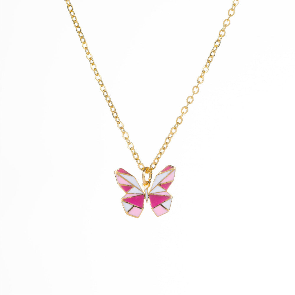Butterfly Enamel Necklace